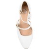 Journee Collection Womens Isadorah Mary Jane Mid Block Heel Square Toe Pumps - 4 of 4