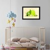 21" x 15" Green Triceratops Animals Framed Art Print - Wynwood Studio: Modern Decor, Digital Artwork, Black Plastic Frame, Wire Mount - 4 of 4