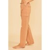 Women's Straight Leg Cargo Pants - AnnieWear - 3 of 4