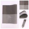 REGALWOVEN Kitchen Dining Table Washable Heat Resistant Wipeable PVC Placemats 8 Pcs - 2 of 4