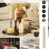 Spaas Straight Candlesticks - 6-Inch Elegant Unscented Candles - Set of 8 - 2 of 4