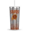 NBA Officially Licensed 25oz Stainless Steel Rhinestones Tumbler in Limited Edition Gift Box - 2 of 4