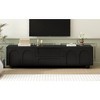 Kumasinova 69.6" Sleek Contemporary TV Stand with 2 Drawers&2 Cabinets for TV up to 75",Stylish TV Console with Arched Cabinets for Living Room - 2 of 4