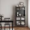 Fortune Candy 5 Tier Sideboard Coffee Bar with Doors - 2 of 4