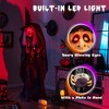Costway 6Ft Lighted and Animated Halloween Witch Outdoor Indoor Animatronic Halloween Decoration w/ LED - 4 of 4