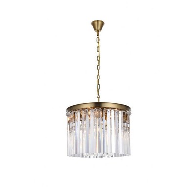 Elegant Lighting Sydney 6 - Light Chandelier in  Satin Gold
