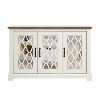 Galano Heron Wood 45.8 in. 3 Doors Sideboard with Adjustable Shelves in Gray, Dusty Gray Oak - 2 of 4