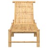 vidaXL Sun Lounger Natural bamboo Bamboo Adult-size - 4 of 4