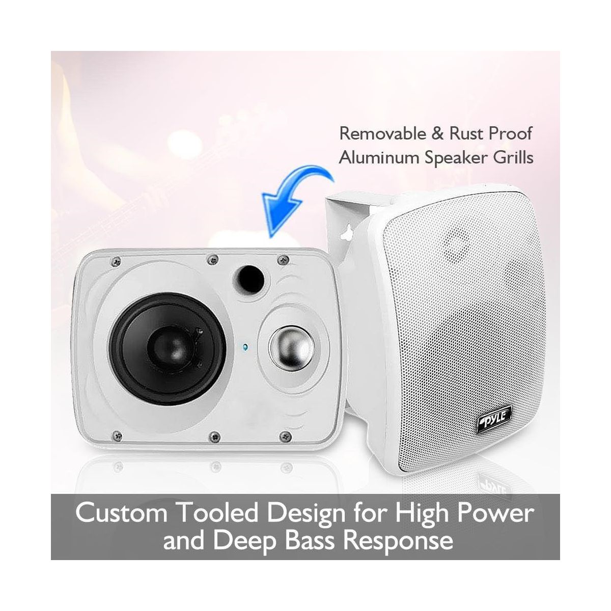 Waterproof Wireless Bluetooth Speakers System for Outdoor Use with Dual Speakers, Compatible with All Devices - thumbnail 4