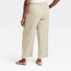 Women's Linen Essential Trouser - A New Day™ - 2 of 3