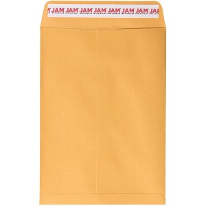 JAM Paper Brown Kraft Manilla 5 1/2 x 7 1/2 Open End Envelopes -100 pk - 1 of 1