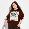 Women's Frog & Toad Fleece Graphic Pullover Sweatshirt - Brown - 2 of 3