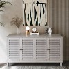 TIRAMISUBEST Wash Cabinet with Woven Pattern Doors - 3 of 4