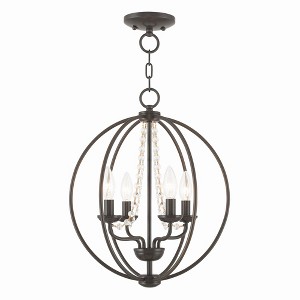 Livex Lighting Arabella 4 - Light Chandelier in  English Bronze - 1 of 3