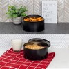 Decorae Round Cookie Tins, 2pk, Metal Containers for Baked Goods and Cake for Special Occasions, Christmas, Valentines Day and More - 4 of 4