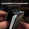Warmounts Men Slim RFID Wallet in Carbon Fiber & Aluminum - Stylish, Secure & Perfect Valentine's Gift - 2 of 4