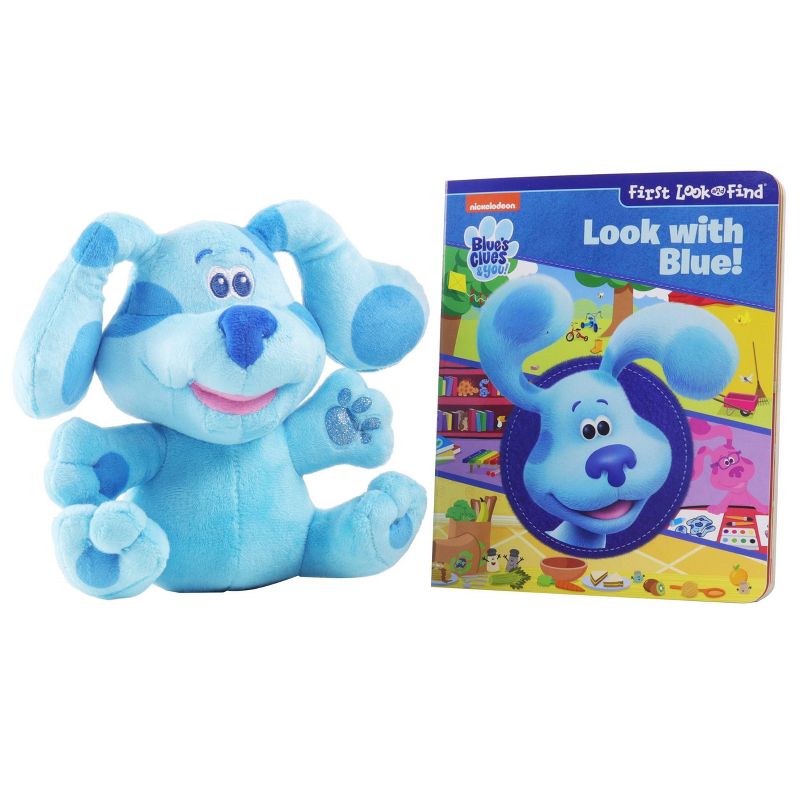 Nickelodeon Blue's Clues & You!: Look with Blue! First Look and Find Gift Set Book and Blue Plush - by  Pi Kids (Mixed Media Product), 2 of 7