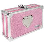 Bling Heart Pencil Box with Lock Pink - Vaultz