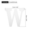 Unique Bargains 3D Acrylic Self-Adhesive Mirror Alphabet Sticker Wall Decals 2 Pcs - 2 of 3