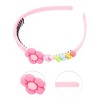 Unique Bargains Gilr's Classic Flower Headbands 5.51"x4.72"x1.34" 1 Pc - 3 of 3