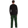 #followme Mens Pajama Pants Set with Matching Novelty Socks with Sayings - 3 Pc Mens Fall PJ Set - 3 of 4