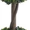 24/35 Inch Artificial Topiary Ball Trees Set of 2, Artificial Boxwood Topiary Ball Tree Fake Milan Grass Ball Decorative Plant for Indoor and Outdoor - 4 of 4