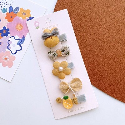 MyKids-USA Versatile Hair Accessory For Babies: Beautiful Colorful Small Butterfly Bow Hair Clip Sets