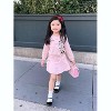 Disney Mickey Mouse & Friends Toddler Girl Pearl Button  Top and Bottom Sets Knit Top & Tweed Skirt 2T Pink 2 PCS - 2 of 4