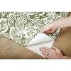 RoomMates Batik Tropical Leaf Peel and Stick Wallpaper: Removable Green Botanical Vinyl, Self-Adhesive, 28.2 Sq Ft Coverage - 4 of 4