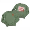Simply Sage Market Women's Graphic Sweatshirt Cookie Baking Crew Checkered Front and Back - 2 of 4
