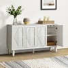 Gloria 58'' Wide Large storage Sideboard Multi-style Environment Collocation Sideboard with a Stemware Rack | HULALA HOME - 4 of 4