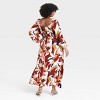 Women's Long Sleeve Crepe Maxi A-Line Dress - A New Day™ - 2 of 3