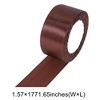 Unique Bargains Ribbons for Crafts Wide Satin Grosgrain for Wreaths & Crafts Polyester 866.14"x1.57" 1Pc - 3 of 4