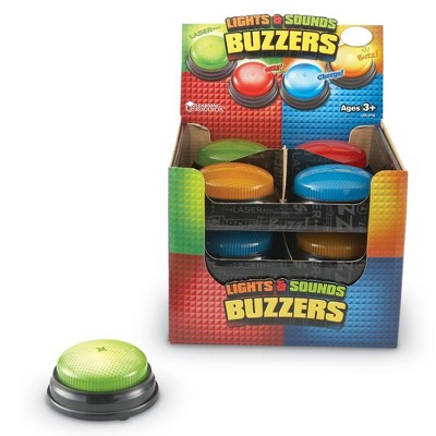 Learning Resources Lights and Sounds Buzzers, Set of 12, Ages 3+