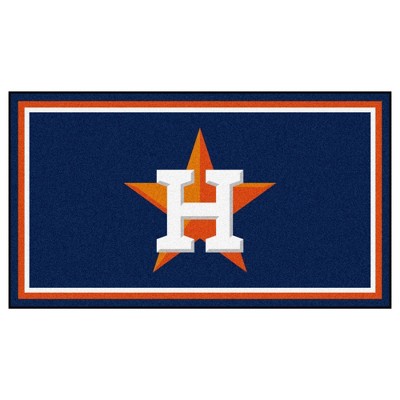 MLB Houston Astros 3'x5' Plush Area Rug - Navy