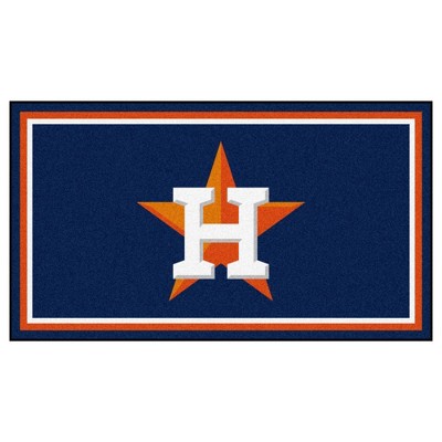 MLB Houston Astros 3'x5' Plush Area Rug - Navy