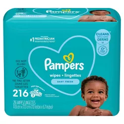 Pampers Fresh Scented Baby Wipes (Select Count)