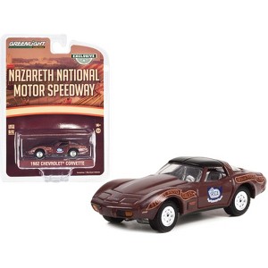 1982 Chevrolet Corvette Nazareth National Motor Speedway Official Pace Car Hobby Exclusive 1/64 Diecast Model Car by Greenlight - 1 of 3