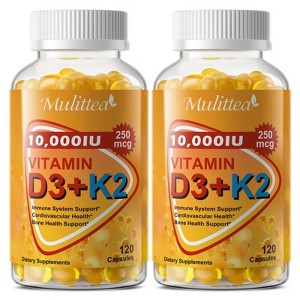 10000 IU Vitamin D3 K2, Support Bone & Joint Health, Increase Immunity - 1 of 4