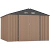 10 x 8 FT Outdoor Storage Shed, Waterproof Garden Shed with Updated Frame Floor & Lockable Door - 3 of 4