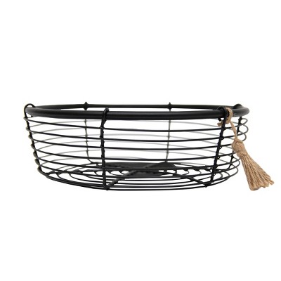 Vegetable and fruit basket, made of metal, Metal Wire Bread Fruit