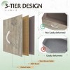 Nightstand with 2 Drawers, Bedside Furniture for Bedroom, College Dorm, End Table with Fabric Bins, Dormitory - 4 of 4