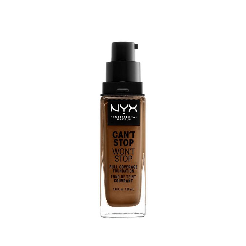 NYX Professional Makeup Can't Stop Won't Stop 24Hr Full Coverage Matte Finish Foundation - 1 fl oz, 3 of 14