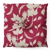 Viviana Gonzalez Floral Magenta vibes Floor Pillow - Deny Desings - 2 of 4