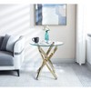 Modern Coffee Table, Glass Tea Table Center End Table for Living Room and Office - 2 of 4