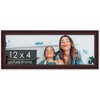 PosterPalooza | Panoramic Linear Brown Picture Frame - UV Acrylic, Foam Board Backing, Hanging Hardware - 2 of 4