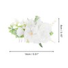 Unique Bargains Women's Simulated Flowers Side Comb 1 Pc - 2 of 4
