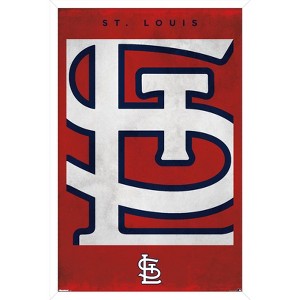 Trends International MLB St. Louis Cardinals - Logo 25 Framed Wall Poster Prints - 1 of 4