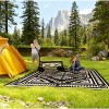 Okak Modern Reversible Large Carpet Area Rug for Outside Camping,Patio,Big Size Outdoor Easy-to-maintain Carpet - 2 of 4