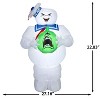 Gemmy Airblown Inflatable Stay Puft w/Pumpkin Ghostbusters, 3.5 ft Tall, Multicolored - 3 of 4